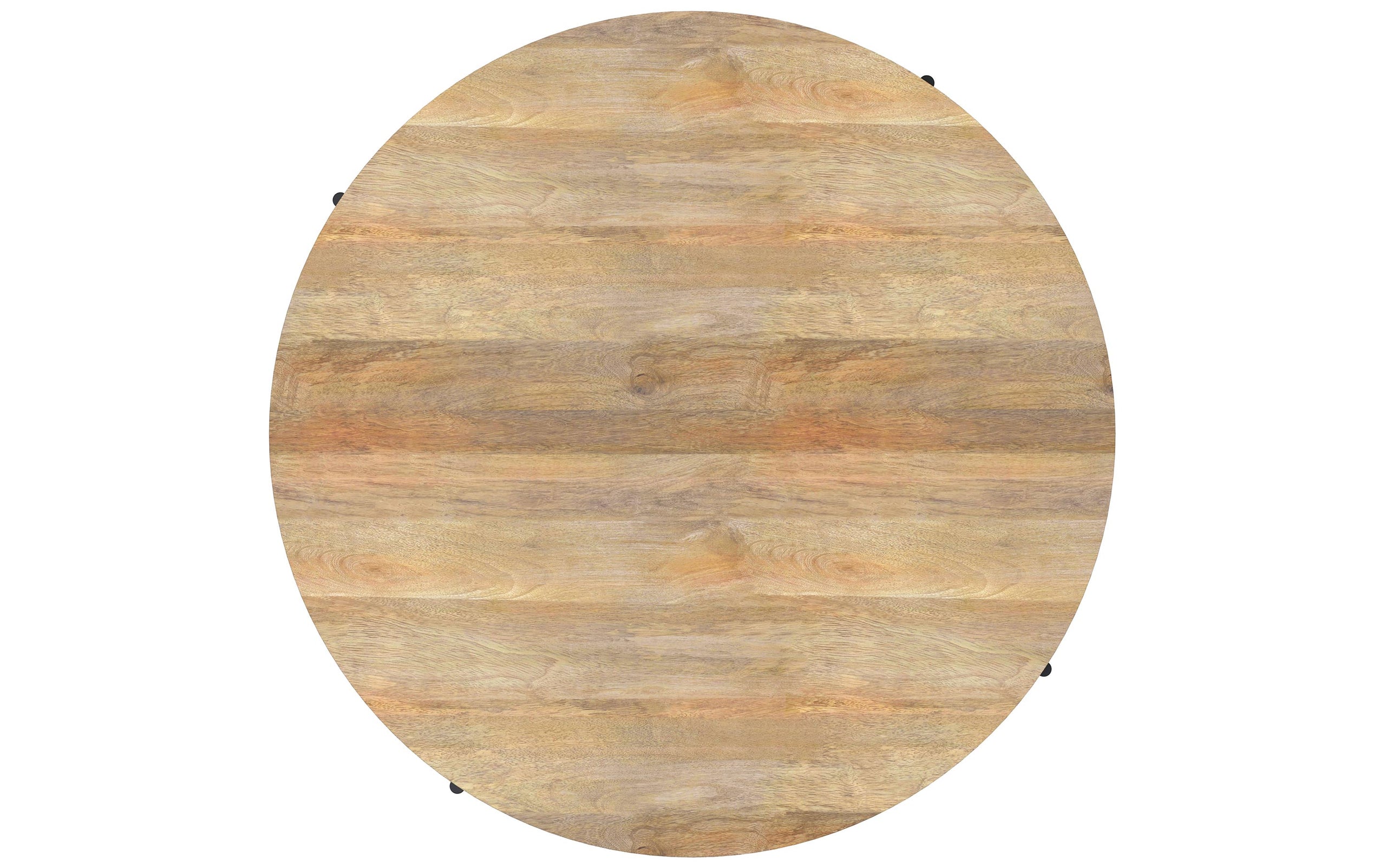 Natural | Rayburn Drum Coffee Table in Mango