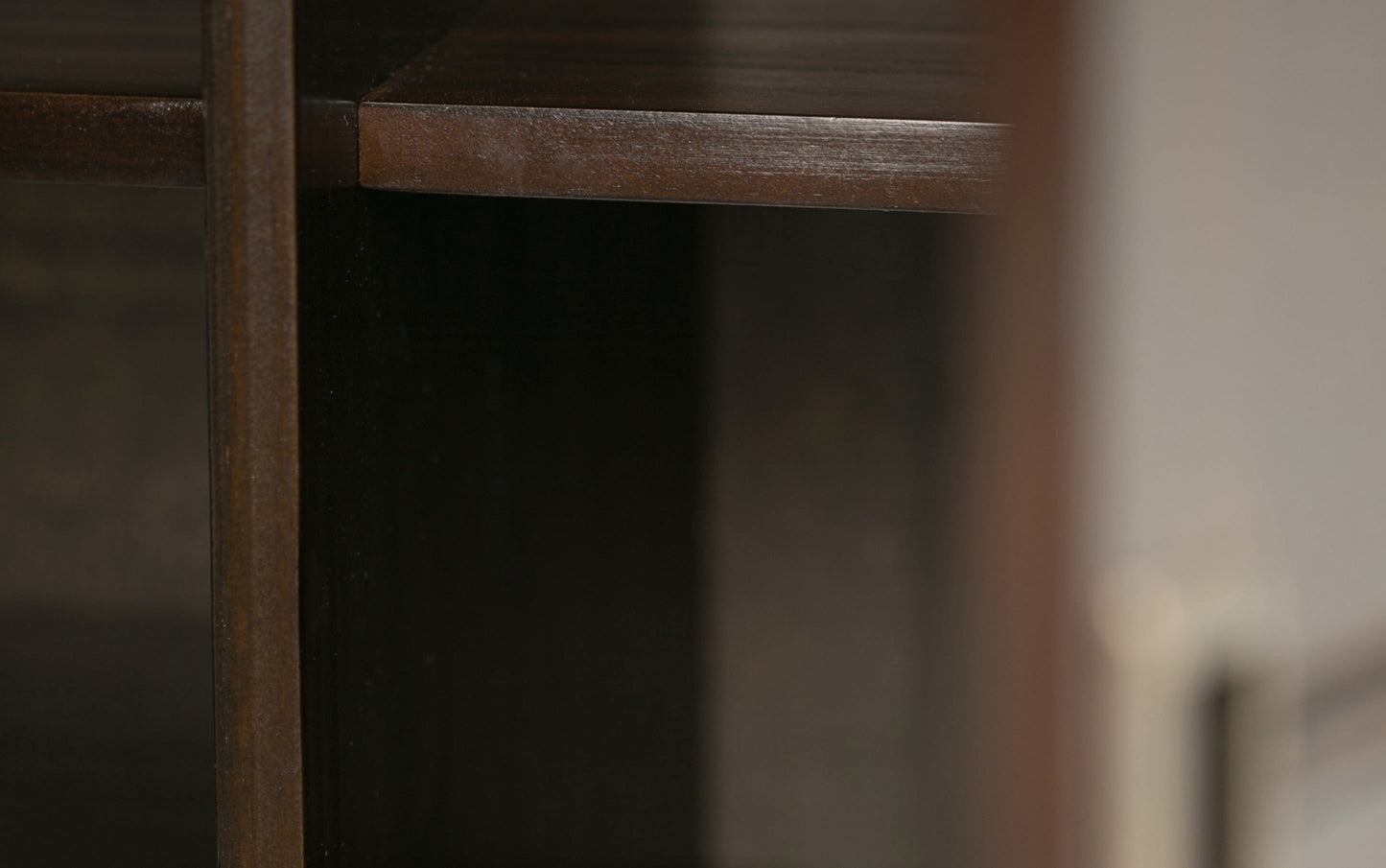 Mahogany Brown | Burlington Tall TV Stand