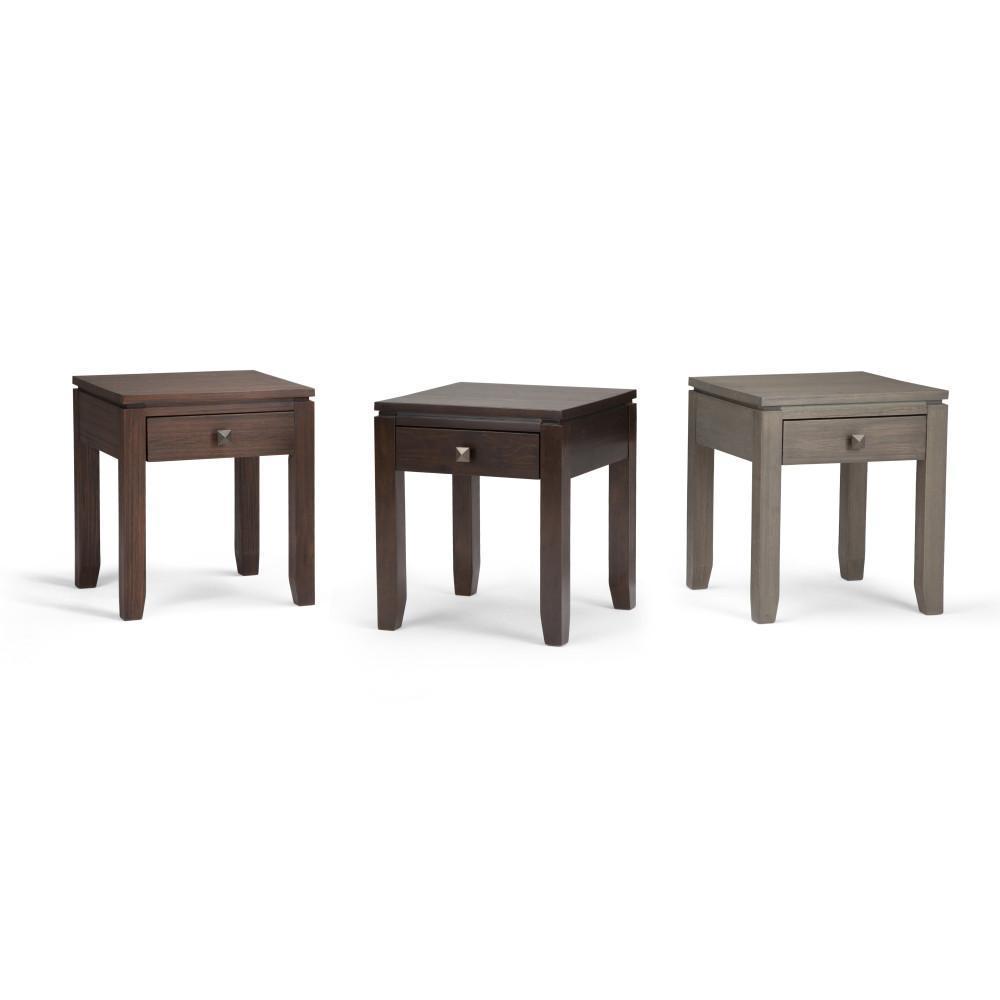 Mahogany Brown | Cosmopolitan End Side Table