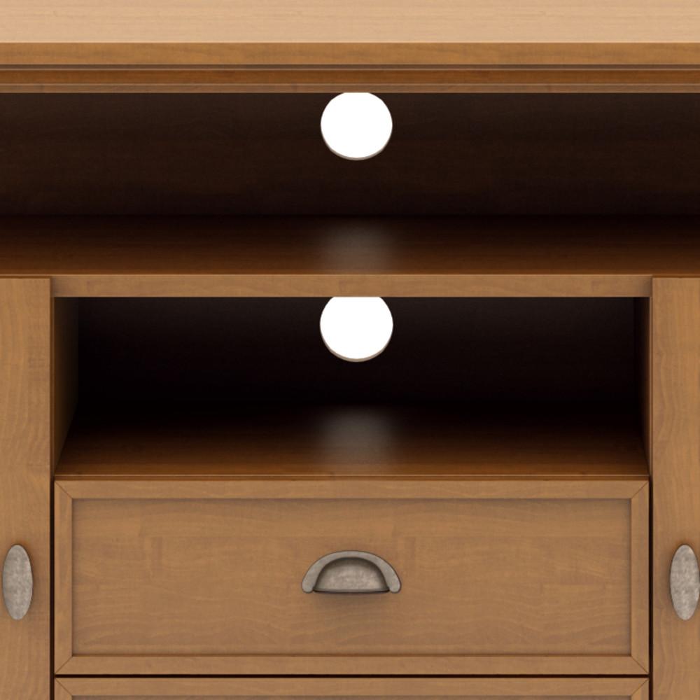 Redmond Tall TV Stand in Light Golden Brown