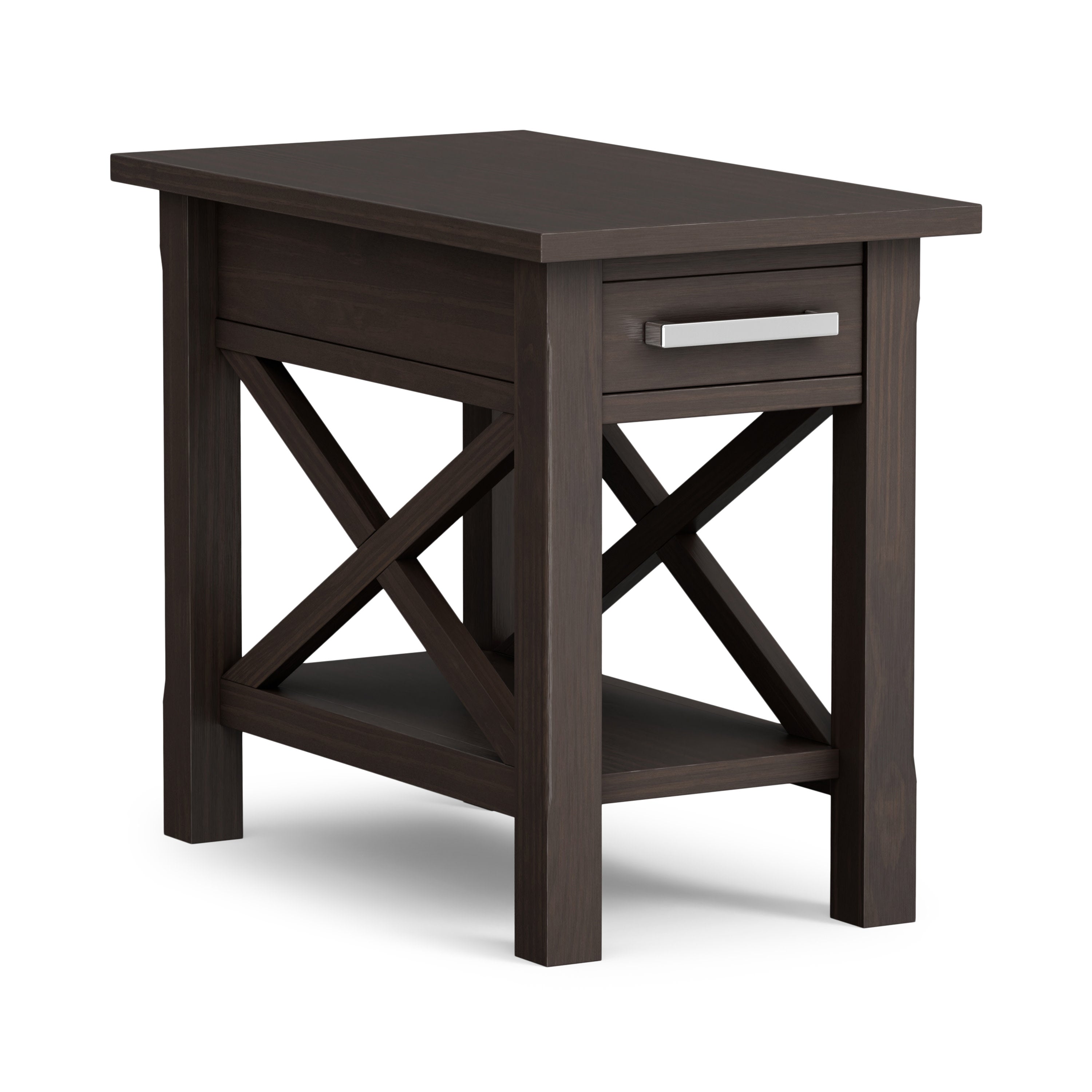 Solid Wood End Table | Kitchener Narrow End Table – Simpli Home