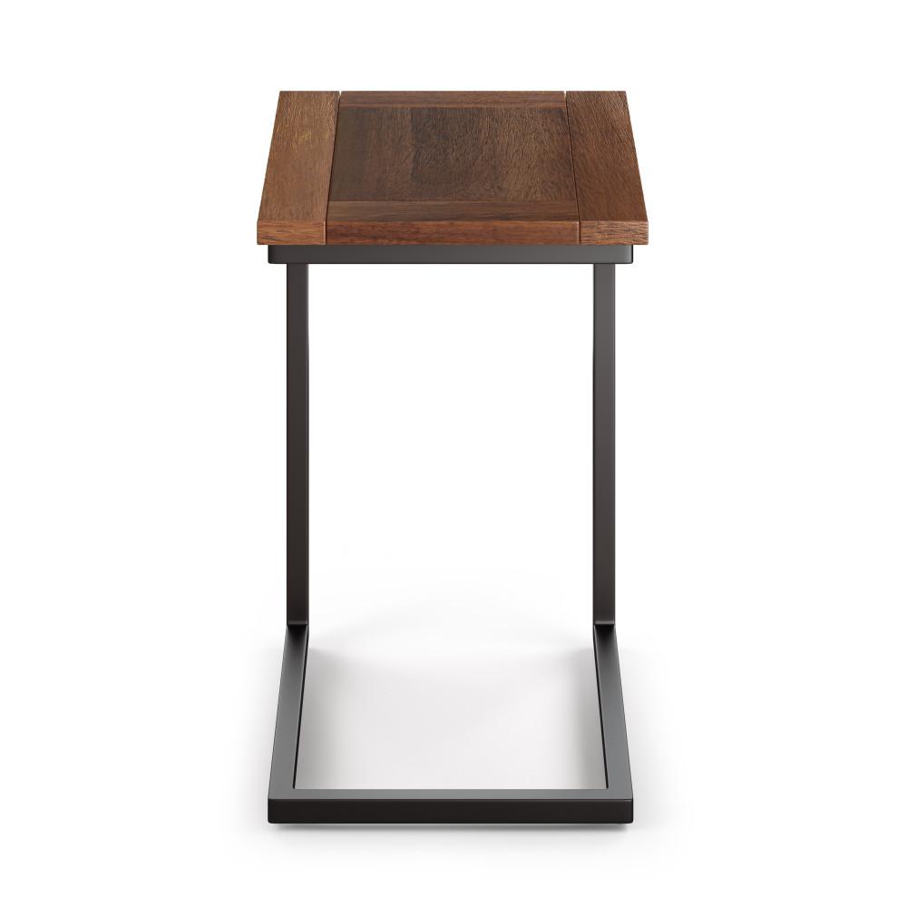 Dark Cognac Brown | Skyler Wide C Side Table in Mango