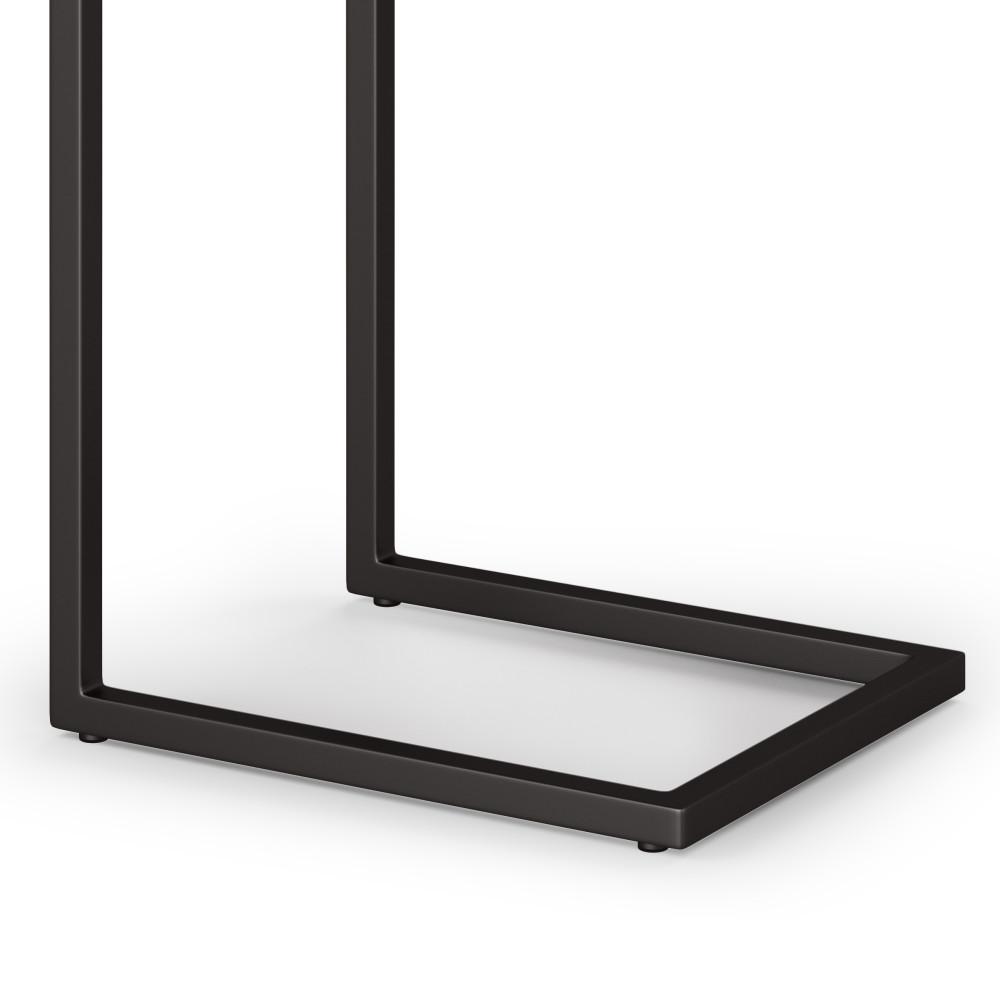 Dark Cognac Brown | Skyler Wide C Side Table in Mango