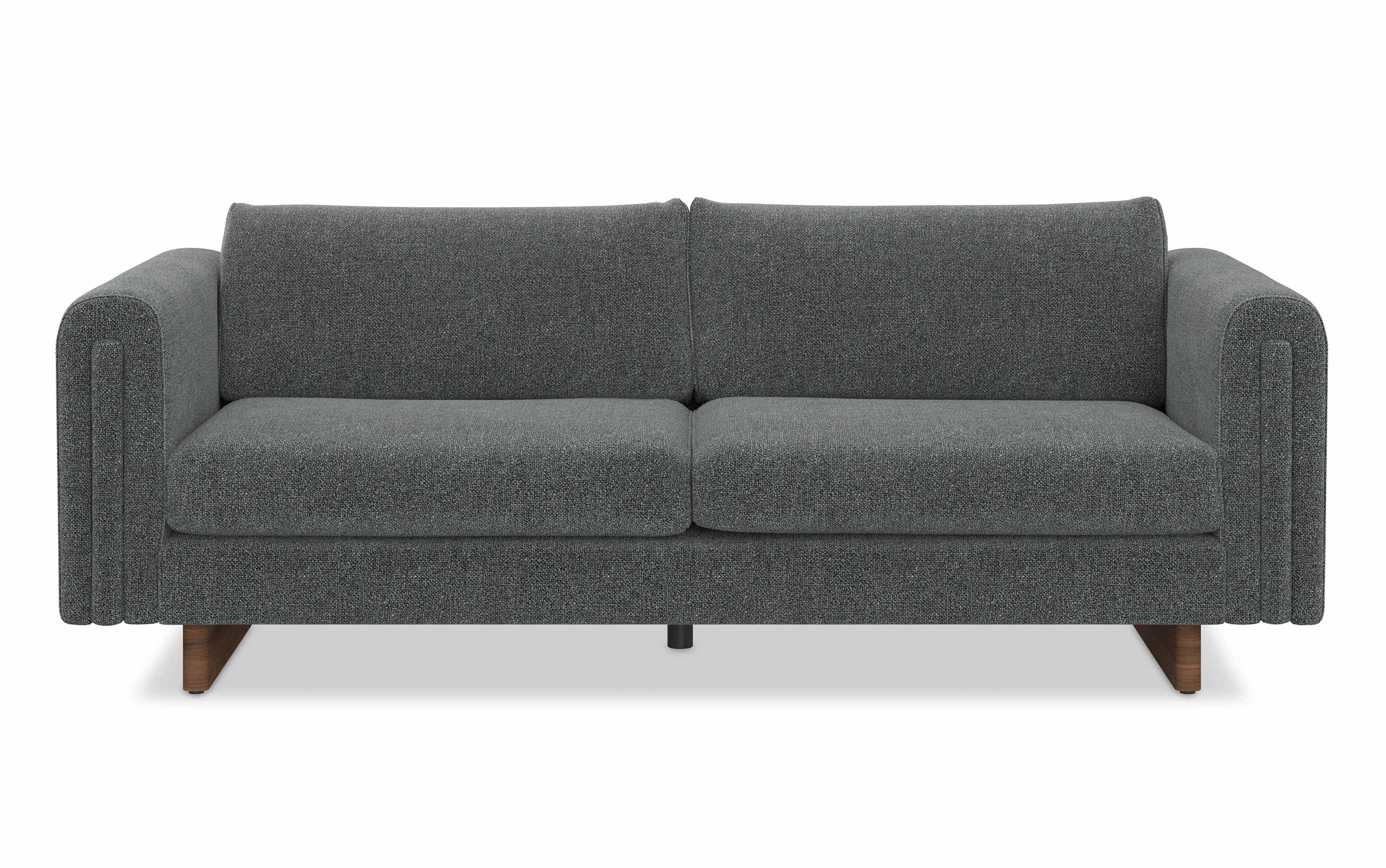Jones 84 inch Sofa in Dark Grey Tightly Woven Performance Fabric
