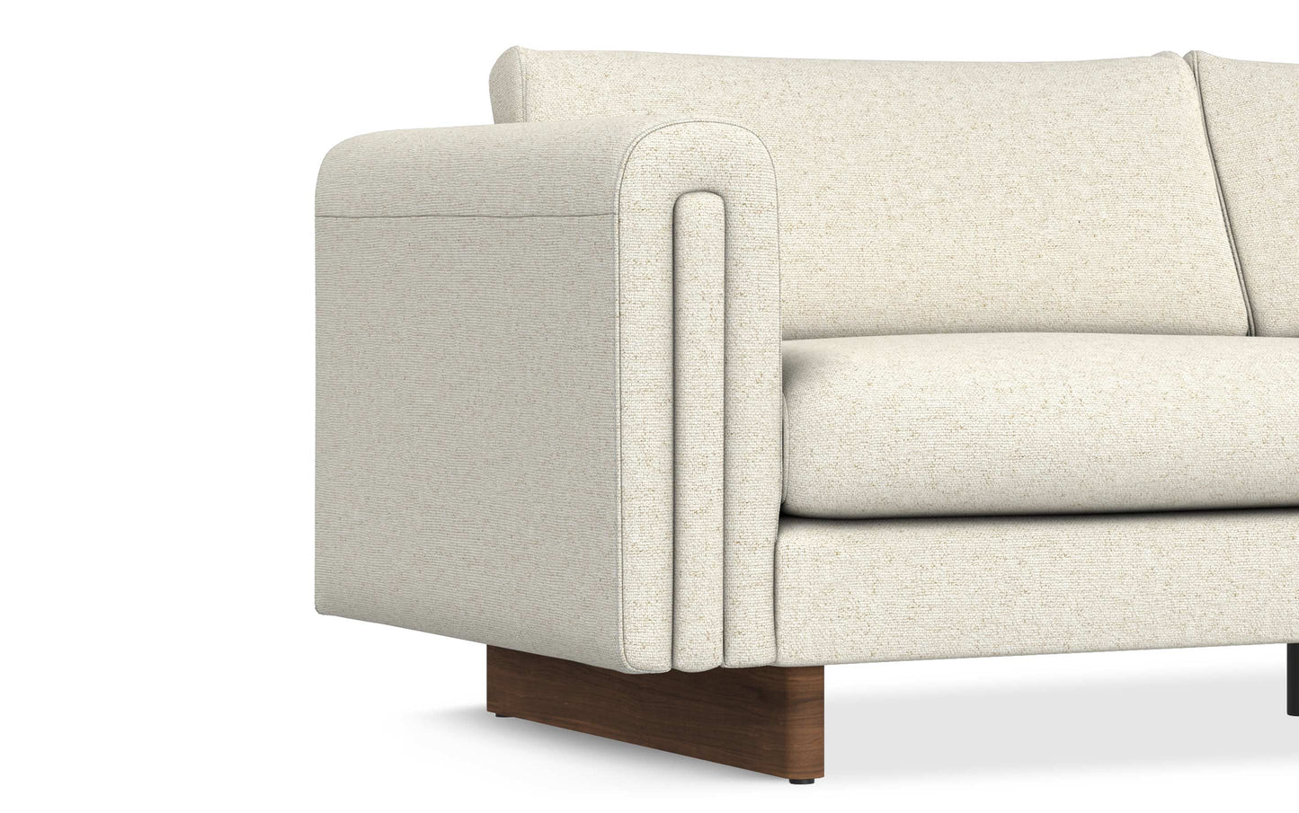 Ivory Performance Fabric | Jones 84 inch Sofa in Performance Fabric
