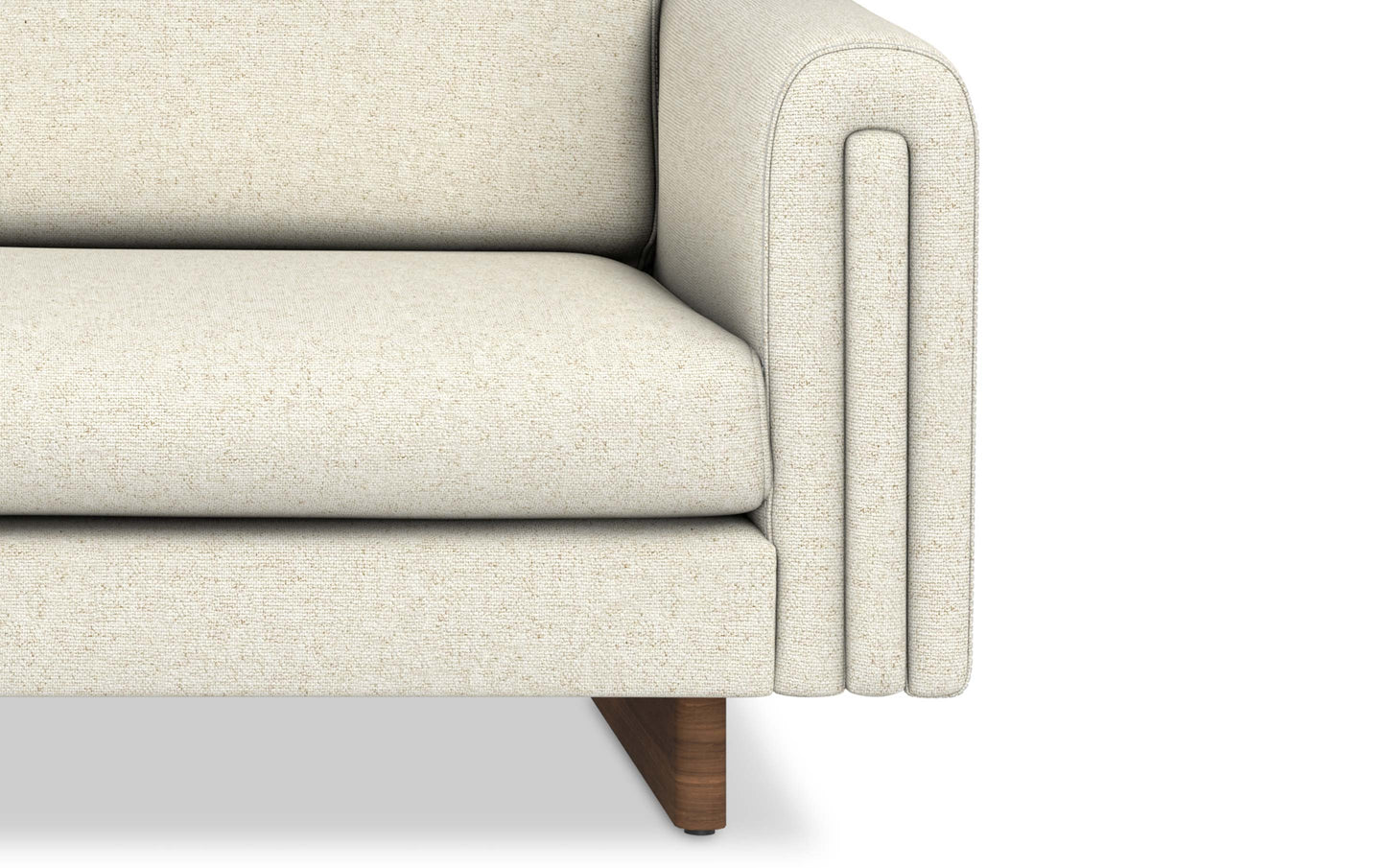 Ivory Performance Fabric | Jones 84 inch Sofa in Performance Fabric