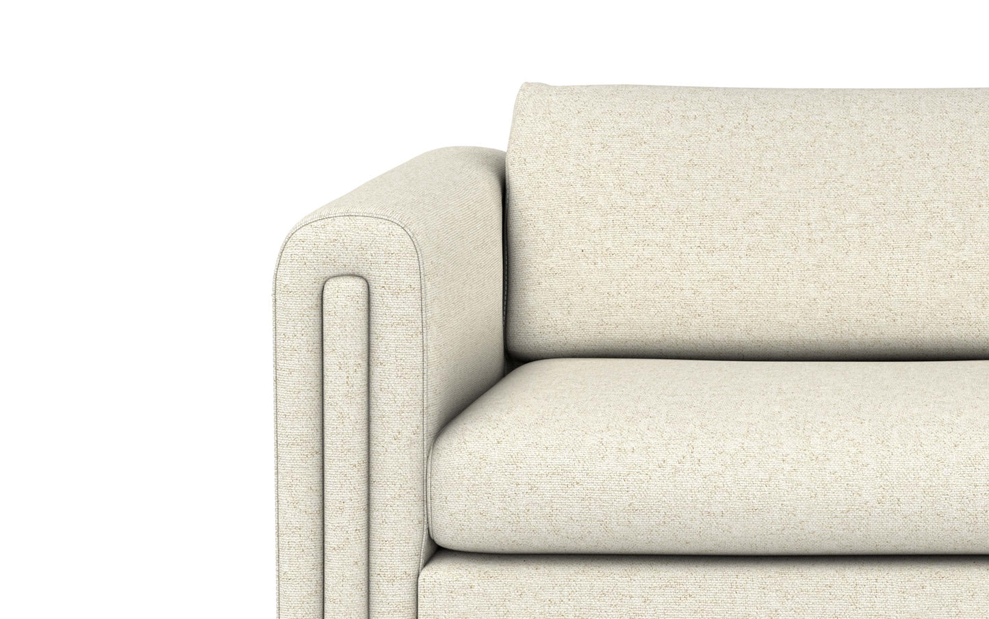 Ivory Performance Fabric | Jones 84 inch Sofa in Performance Fabric