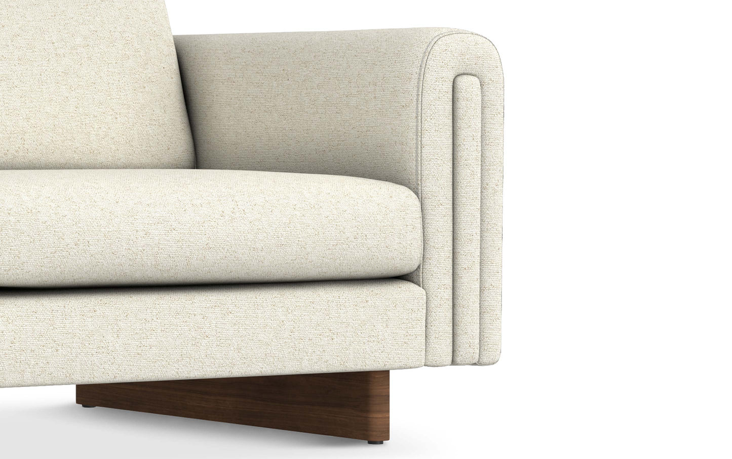 Ivory Performance Fabric | Jones 84 inch Sofa in Performance Fabric
