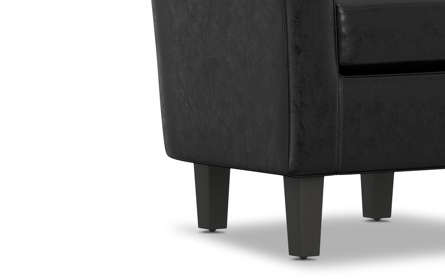 Austin Accent Chair in Distressed Vegan Leather