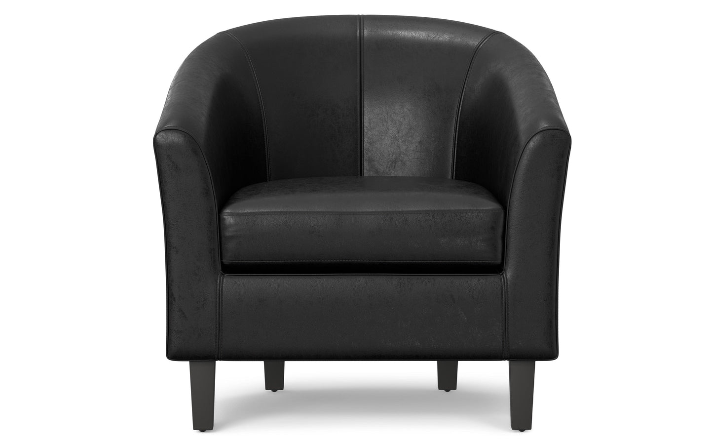 Austin Accent Chair in Distressed Vegan Leather