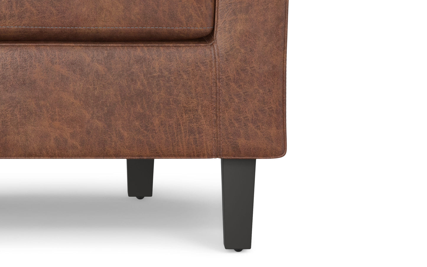 Austin Accent Chair in Distressed Vegan Leather