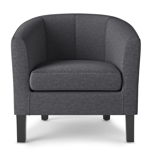 Slate Grey Linen Style Fabric | Austin Tub Chair