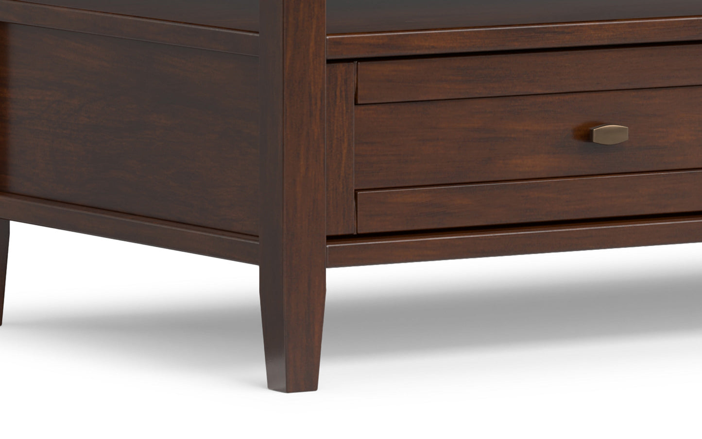 Russet Brown | Warm Shaker 48 inch Coffee Table