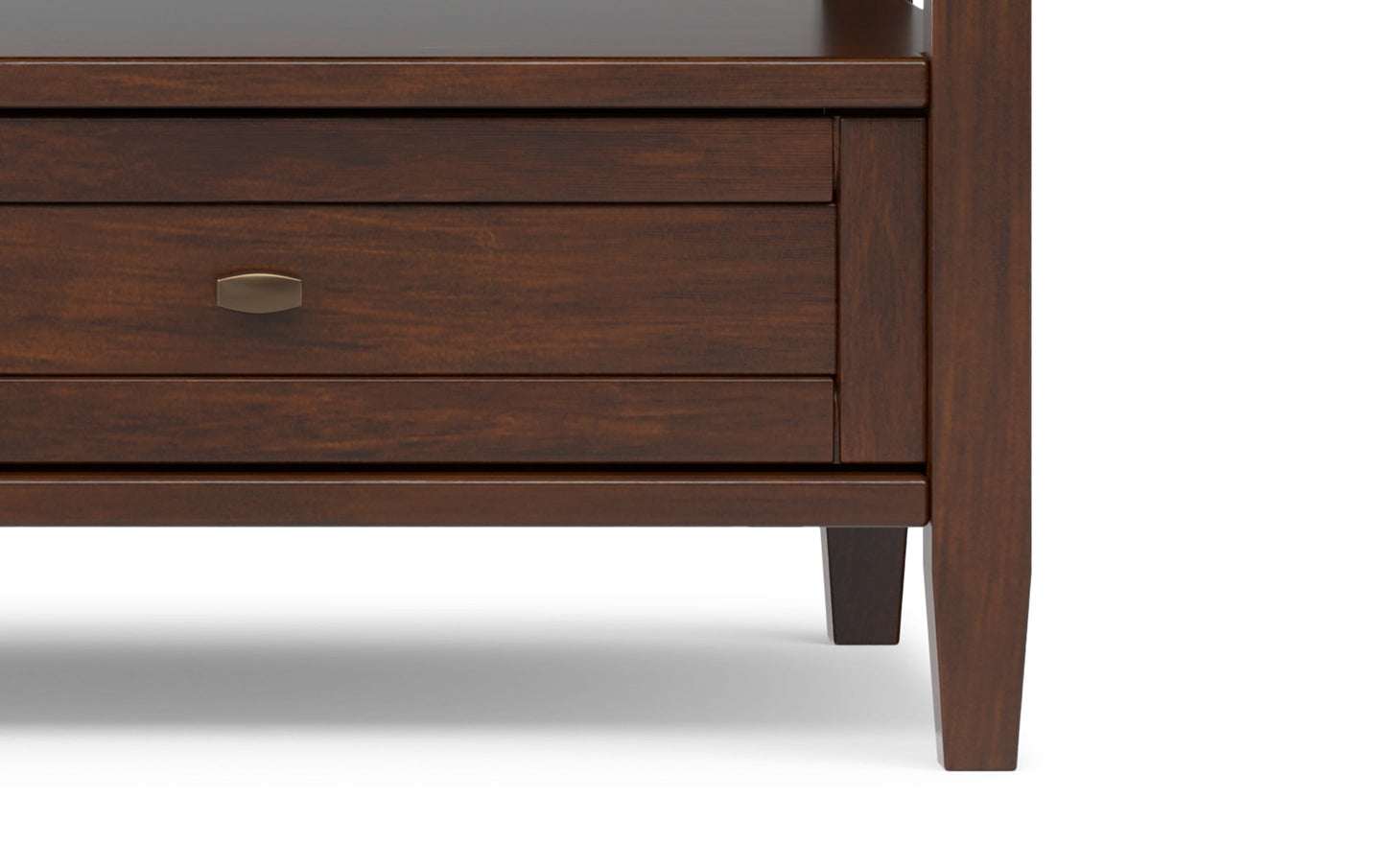 Russet Brown | Warm Shaker 48 inch Coffee Table