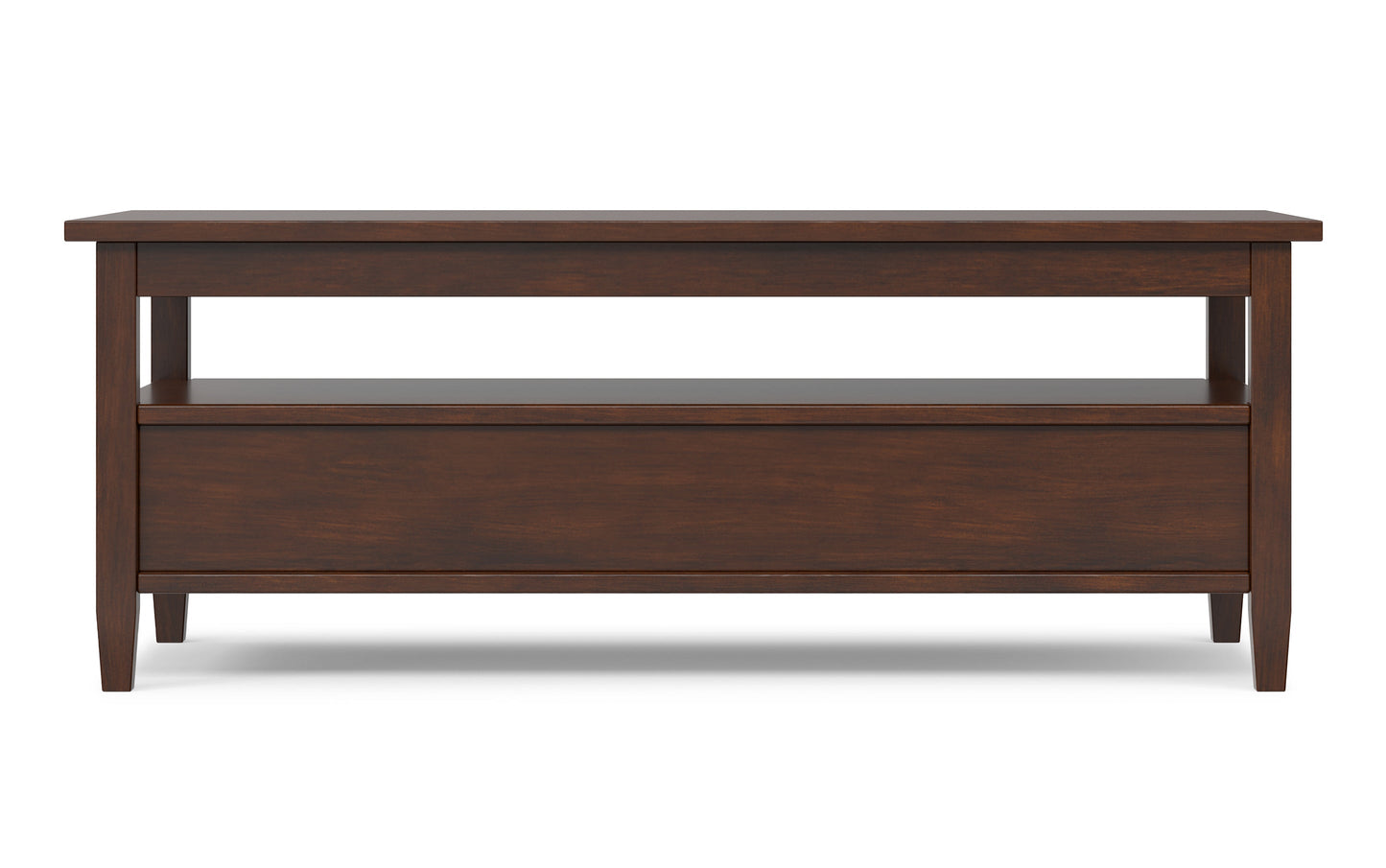 Russet Brown | Warm Shaker 48 inch Coffee Table