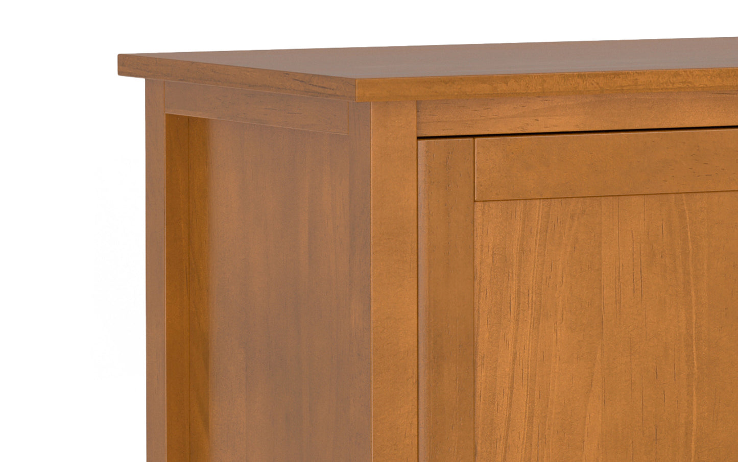 Light Golden Brown | Warm Shaker 60 inch TV Media Stand