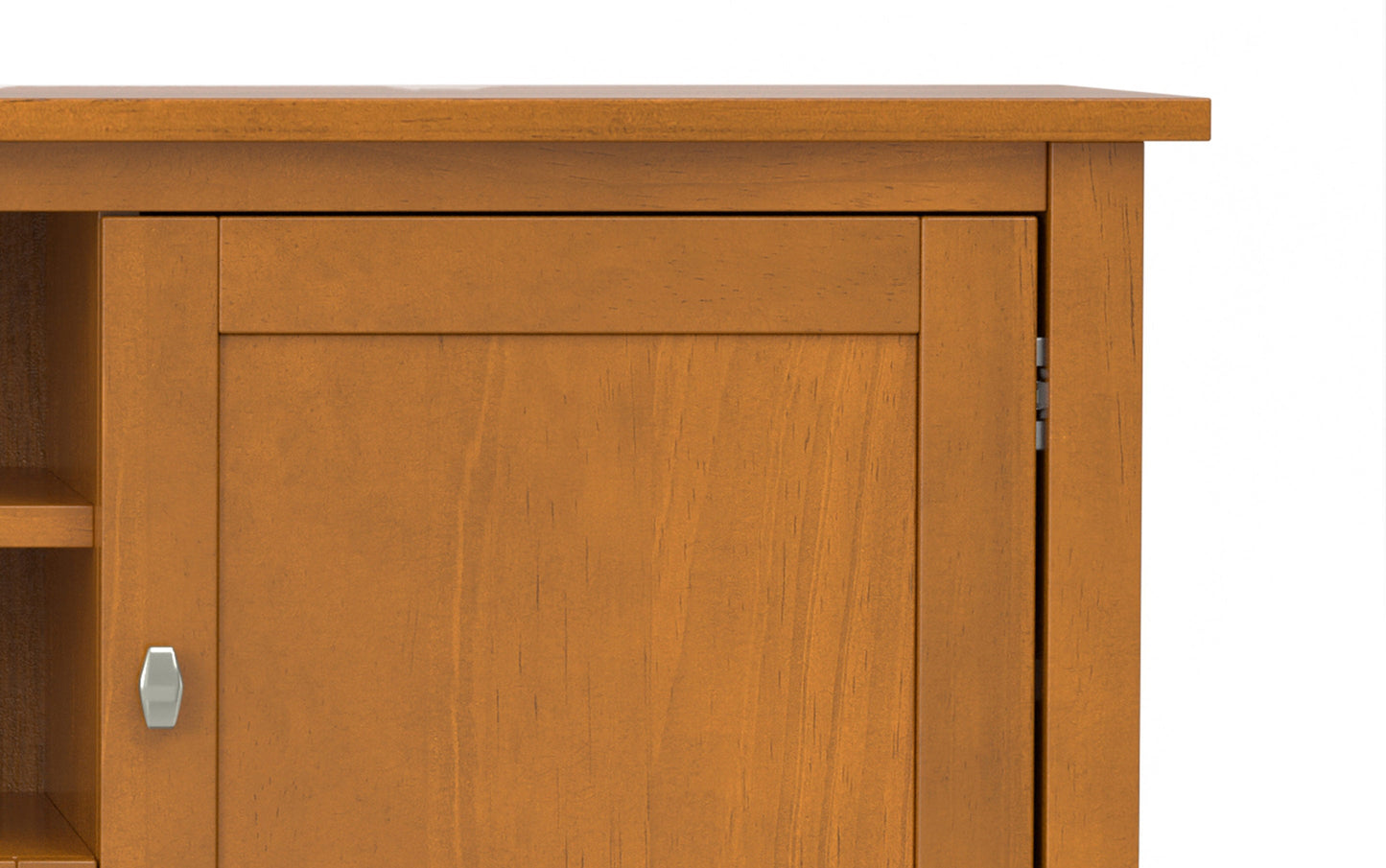 Light Golden Brown | Warm Shaker 60 inch TV Media Stand