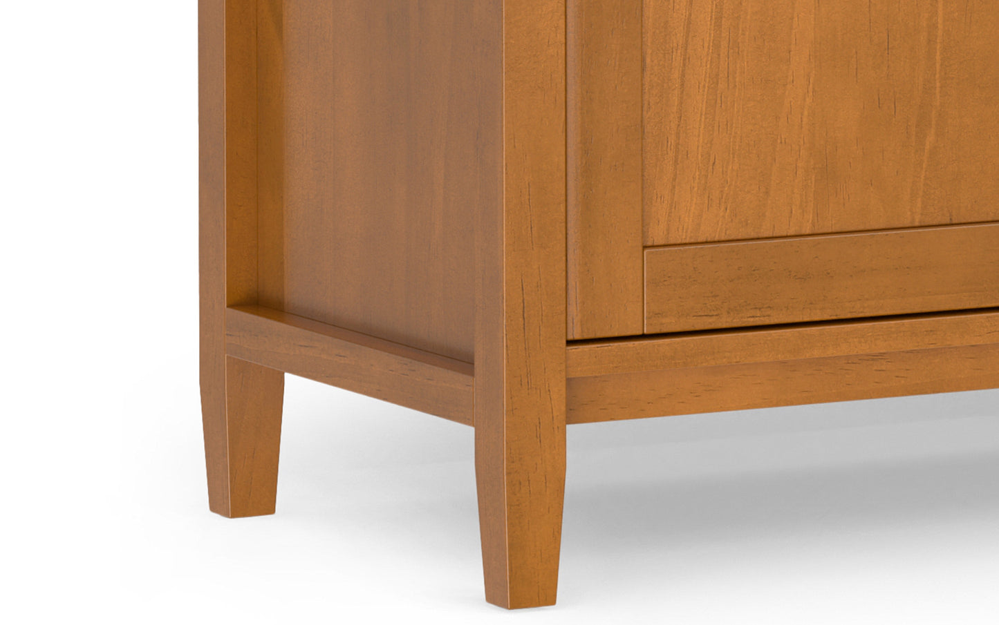 Light Golden Brown | Warm Shaker 60 inch TV Media Stand
