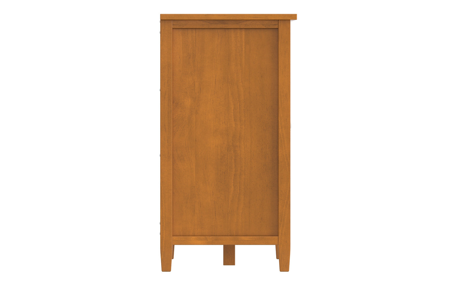 Warm Shaker Storage Cabinet with Wine Rack