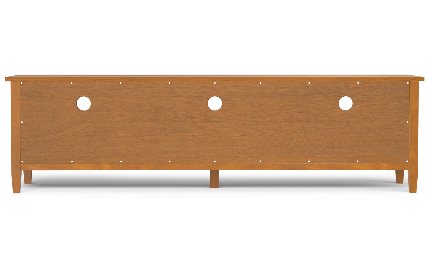 Light Golden Brown | Warm Shaker 72 inch Low TV Media Stand