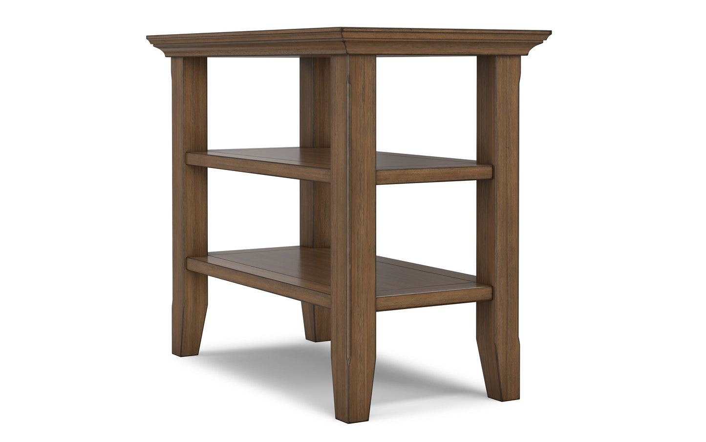 Rustic Natural Aged Brown | Acadian Narrow Side Table