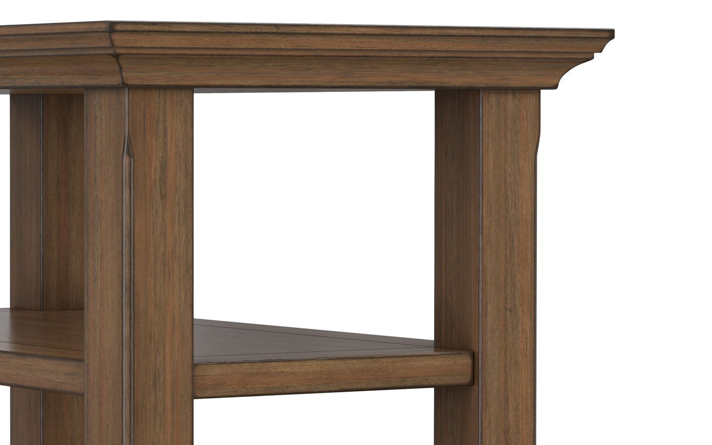 Rustic Natural Aged Brown | Acadian Narrow Side Table