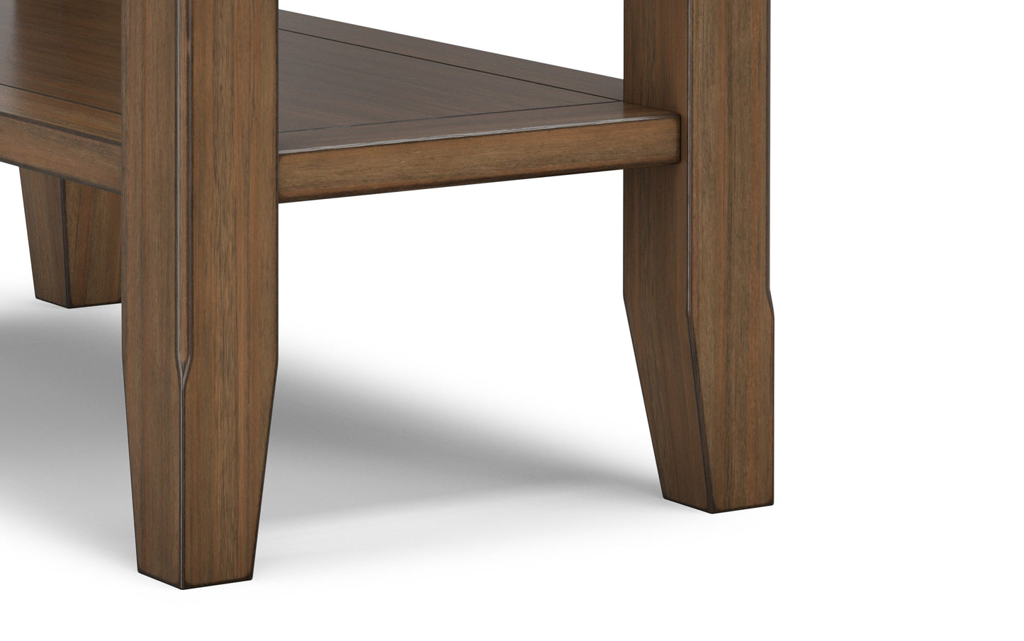 Rustic Natural Aged Brown | Acadian Narrow Side Table