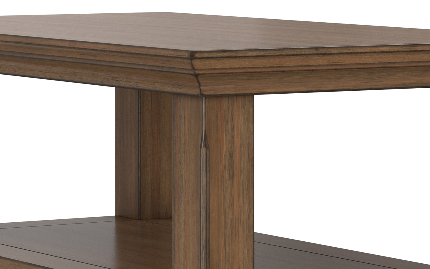 Rustic Natural Aged Brown | Acadian Narrow Side Table