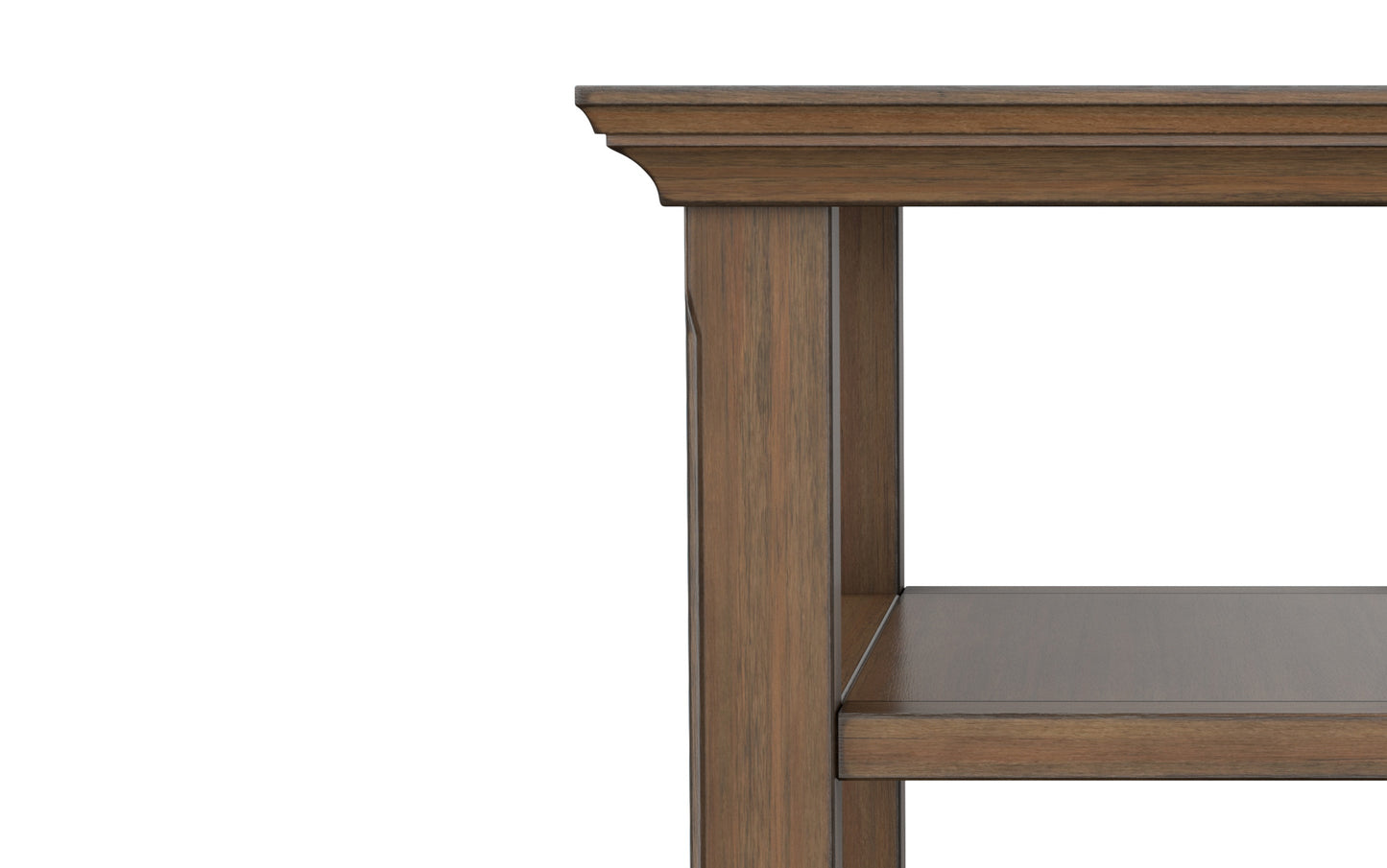 Rustic Natural Aged Brown | Acadian Narrow Side Table
