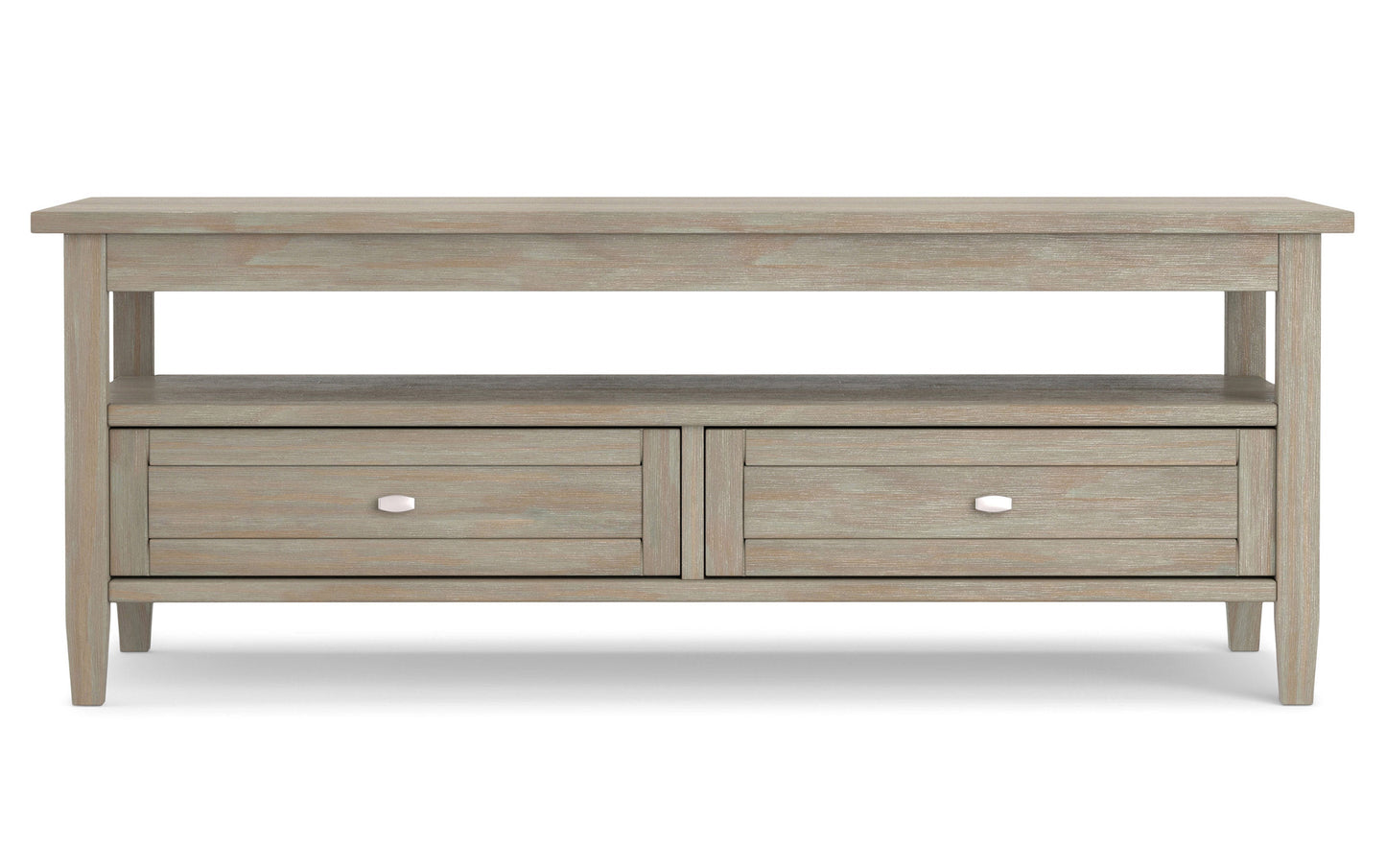 Distressed Grey | Warm Shaker 48 inch Coffee Table