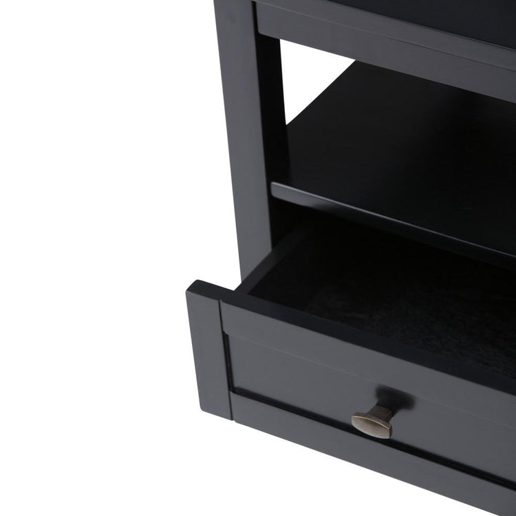 Black | Warm Shaker End Table