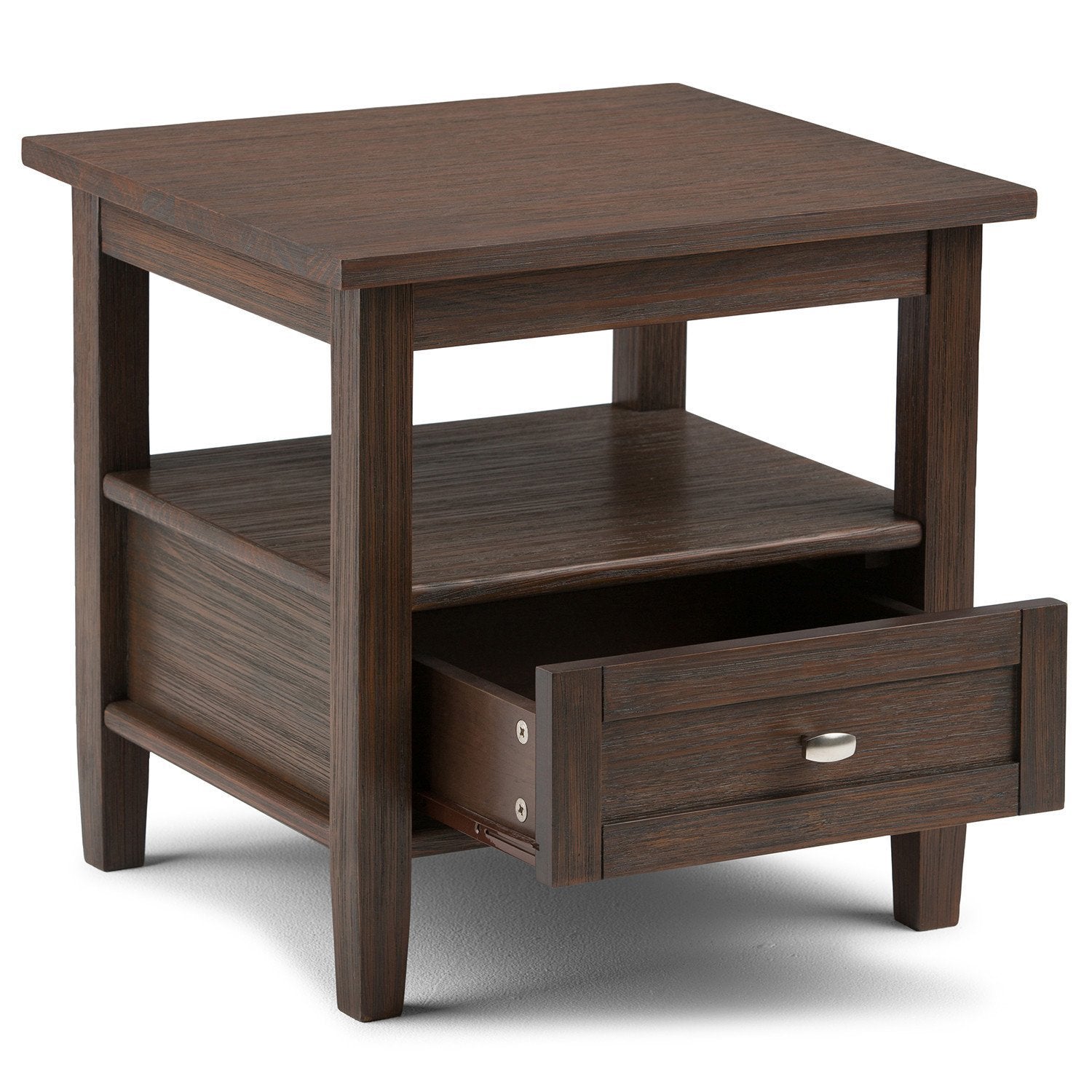 Farmhouse Brown | Warm Shaker End Table