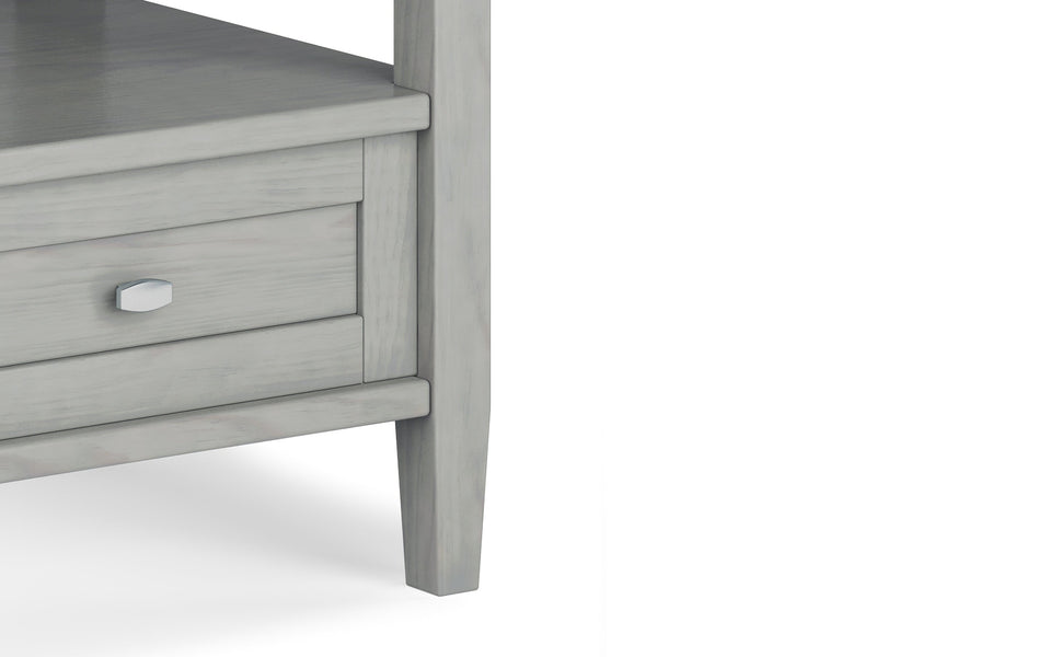 Fog Grey | Warm Shaker 20 inch End Side Table