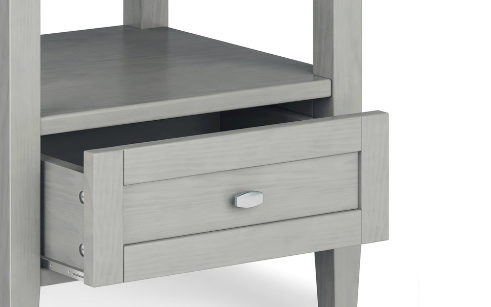 Fog Grey | Warm Shaker 20 inch End Side Table