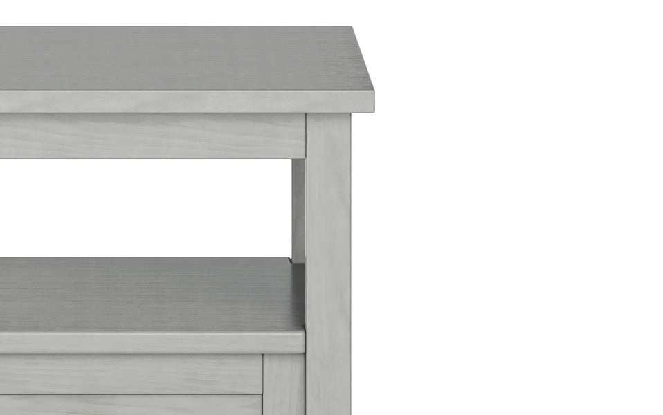 Fog Grey | Warm Shaker 20 inch End Side Table