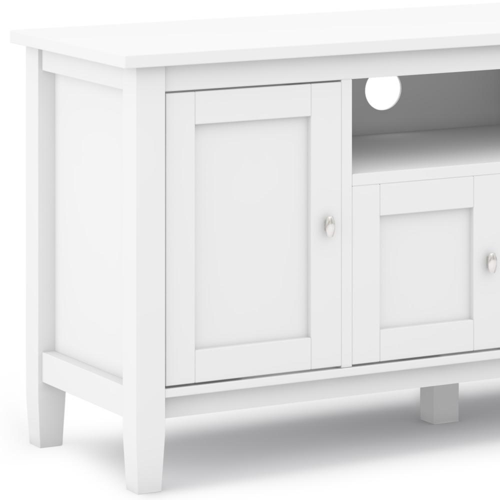White | Warm Shaker 72 inch TV Stand