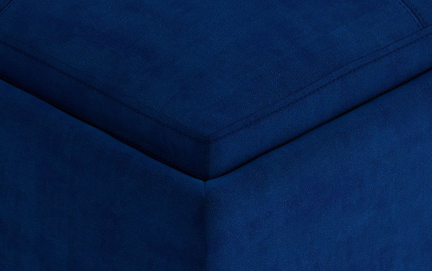 Avalon Table Ottoman in Velvet Fabric