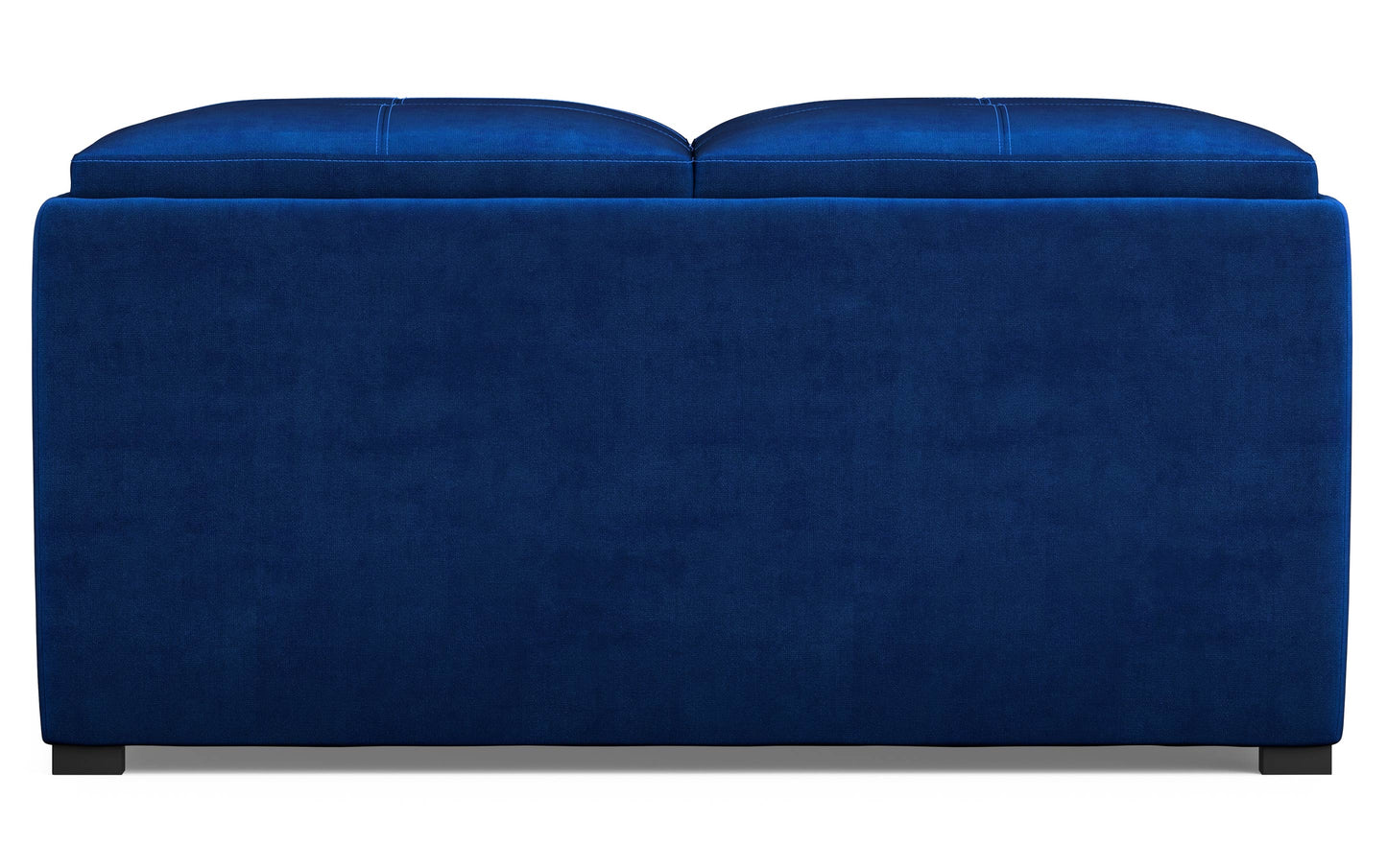 Avalon Table Ottoman in Velvet Fabric