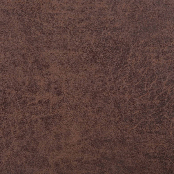 Distressed Brown Distressed Vegan Leather | Avalon Vegan Leather Square Coffee Table Storage Ottoman
