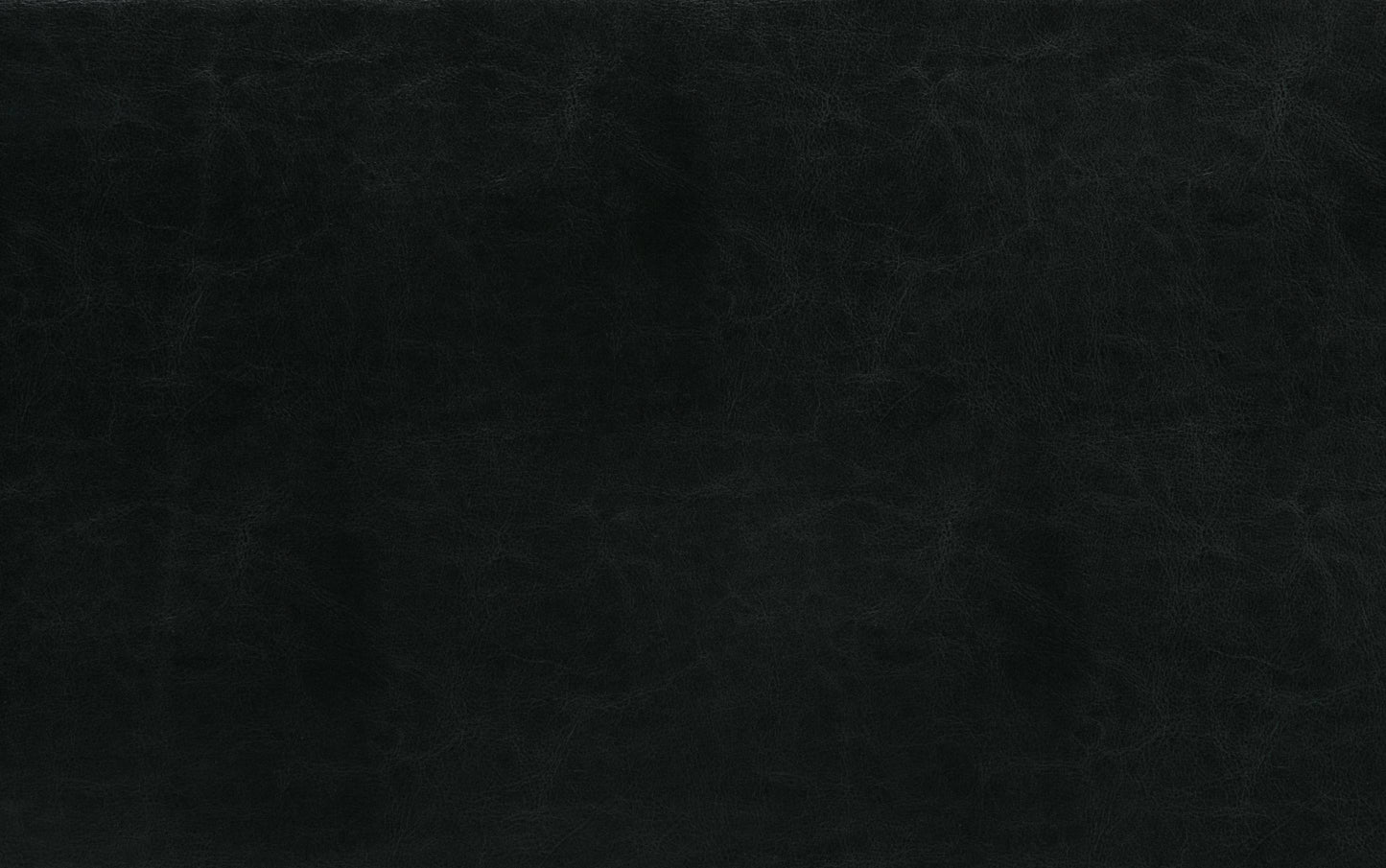 Midnight Black Vegan Leather | Cosmopolitan Vegan Leather Storage Ottoman