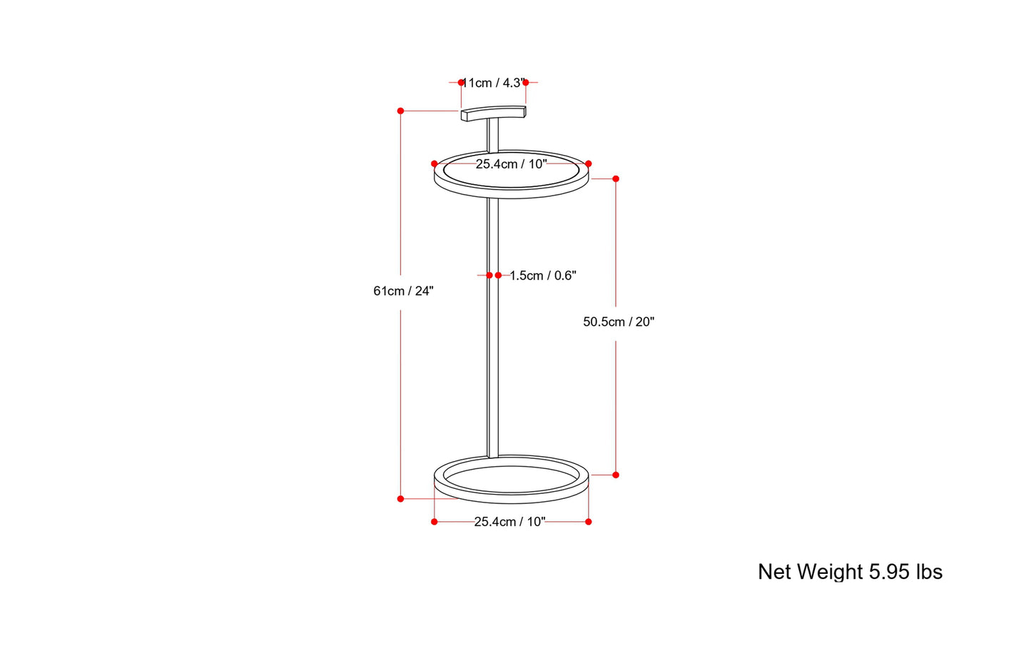 Brook C Side Table