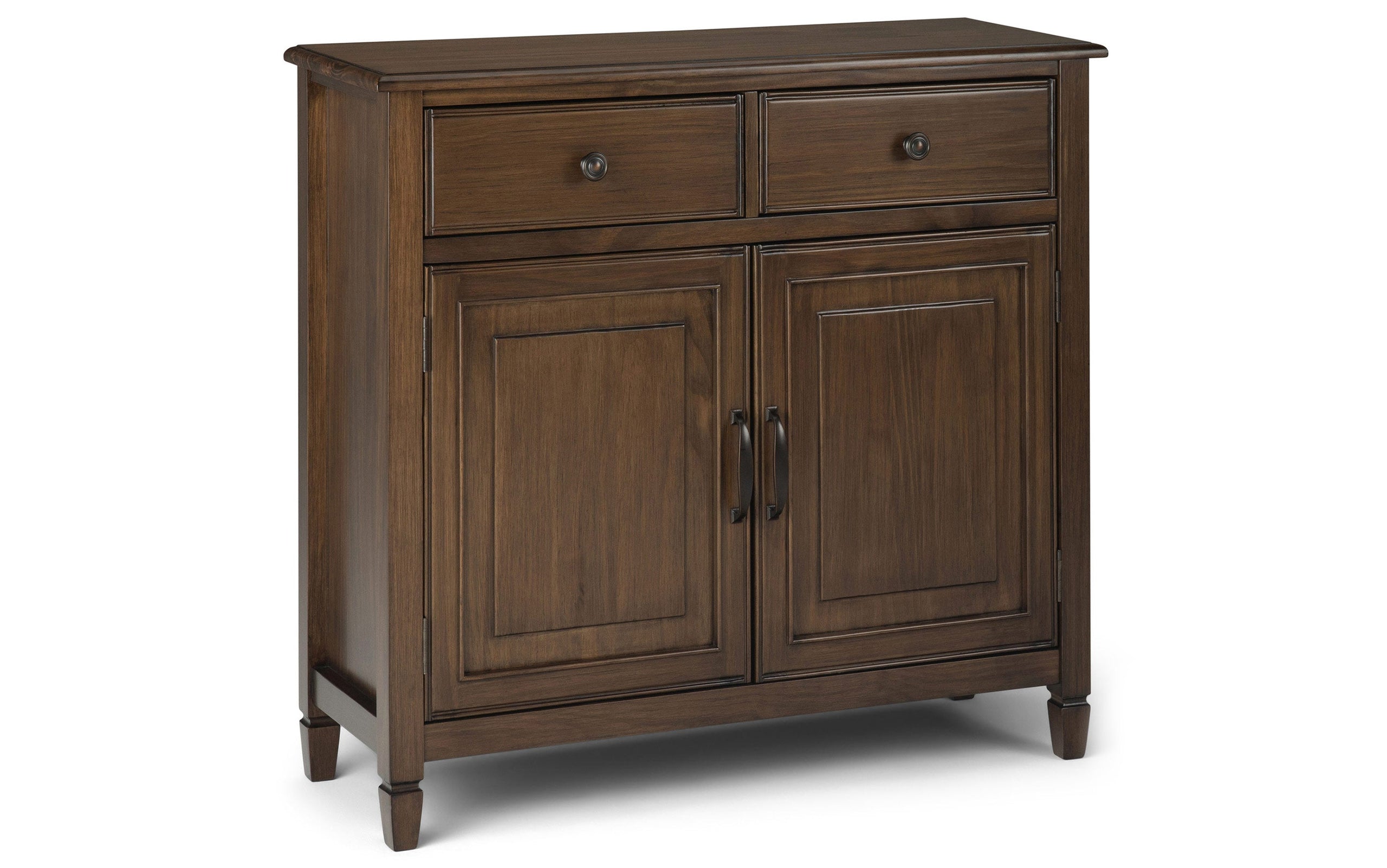 Rustic Natural Aged Brown | Connaught 42-inch Storage Bench and 40-inch Cabinet