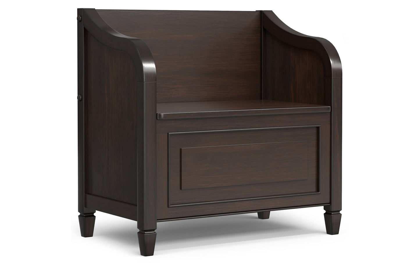Chestnut Brown | Connaught 30-inch Storage Bench and 40-inch Cabinet
