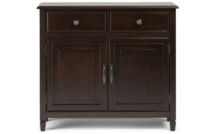 Chestnut Brown | Connaught 30-inch Storage Bench and 40-inch Cabinet