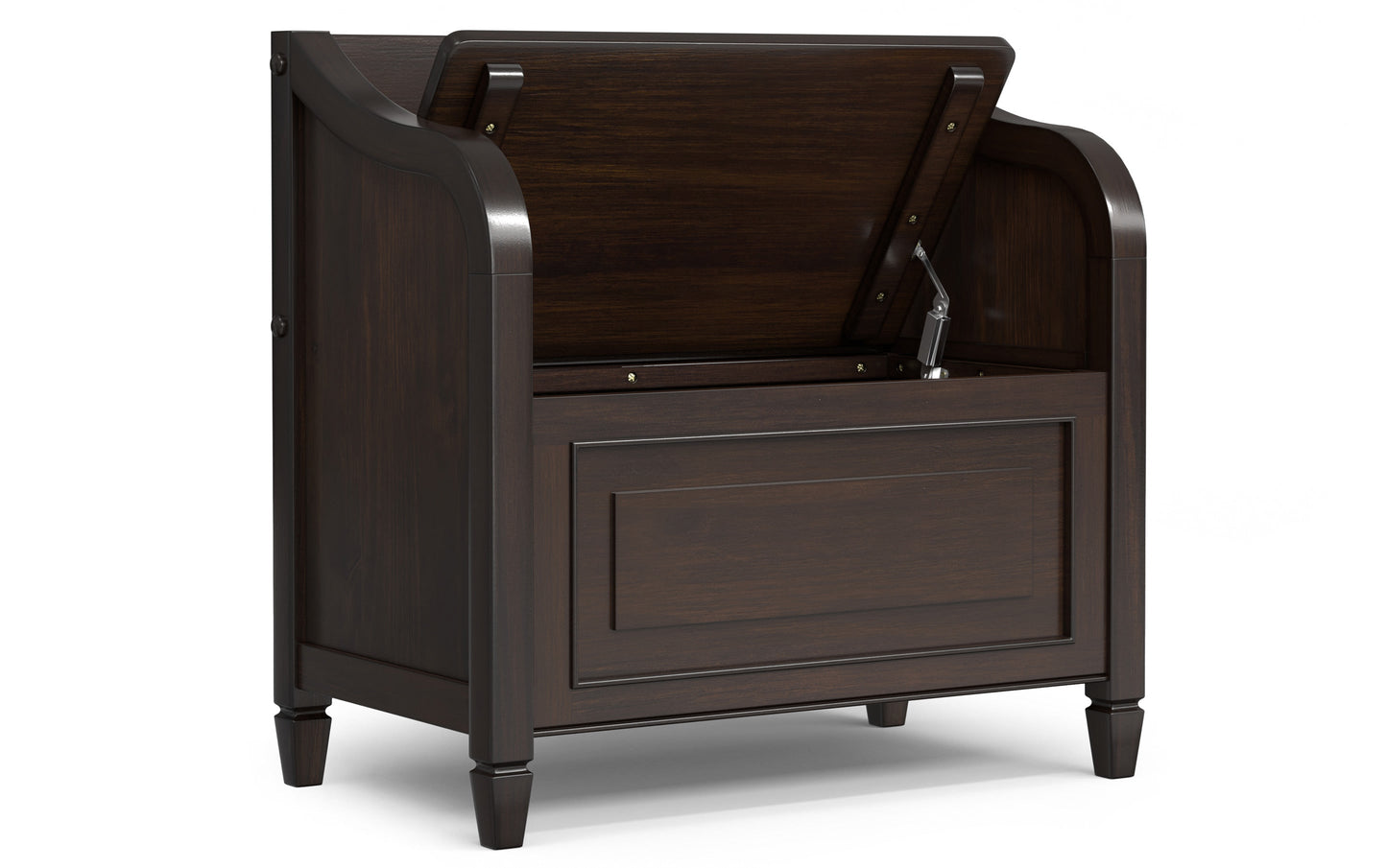 Chestnut Brown | Connaught 30-inch Storage Bench and 40-inch Cabinet