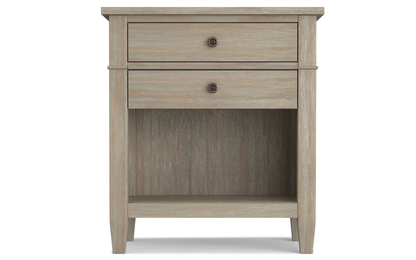 Distressed Grey | Carlton 24 inch Bedside Table (Set of 2)