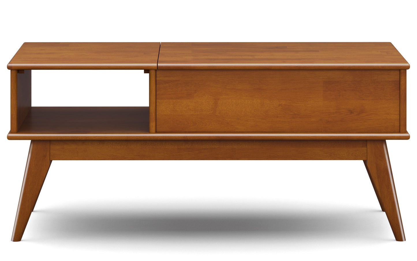 Teak Brown | Draper 48 inch Coffee Table with 22 inch End Tables (Set of 3)