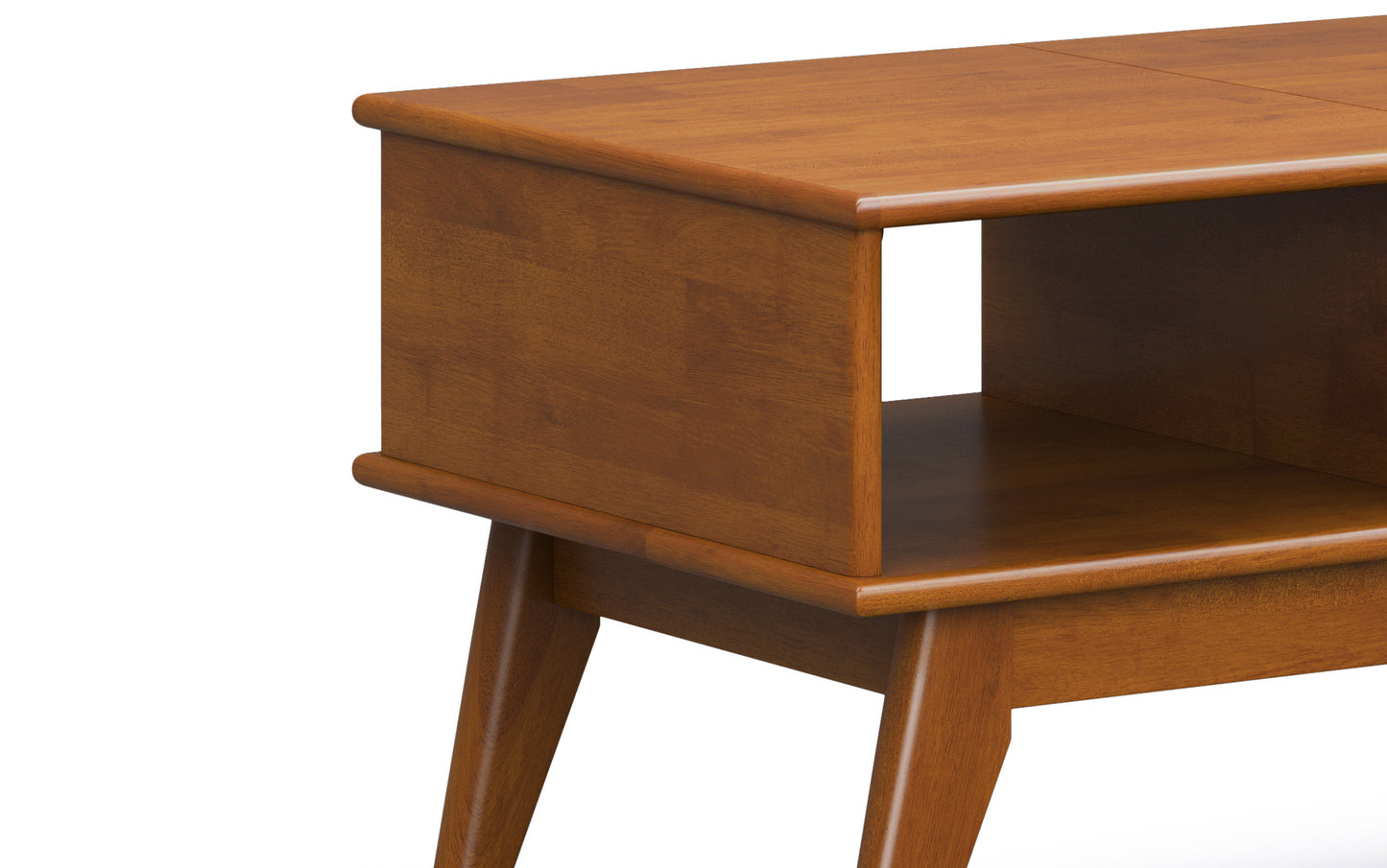 Teak Brown | Draper 48 inch Coffee Table with 22 inch End Tables (Set of 3)