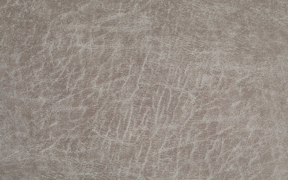 Distressed Grey Taupe Distressed Vegan Leather | Owen XL Square Storage Ottoman