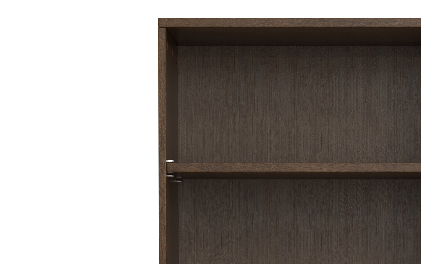 Walnut Brown | Harper 72W Low TV Stand with Set of Two 24W 5 Shelf Bookcases